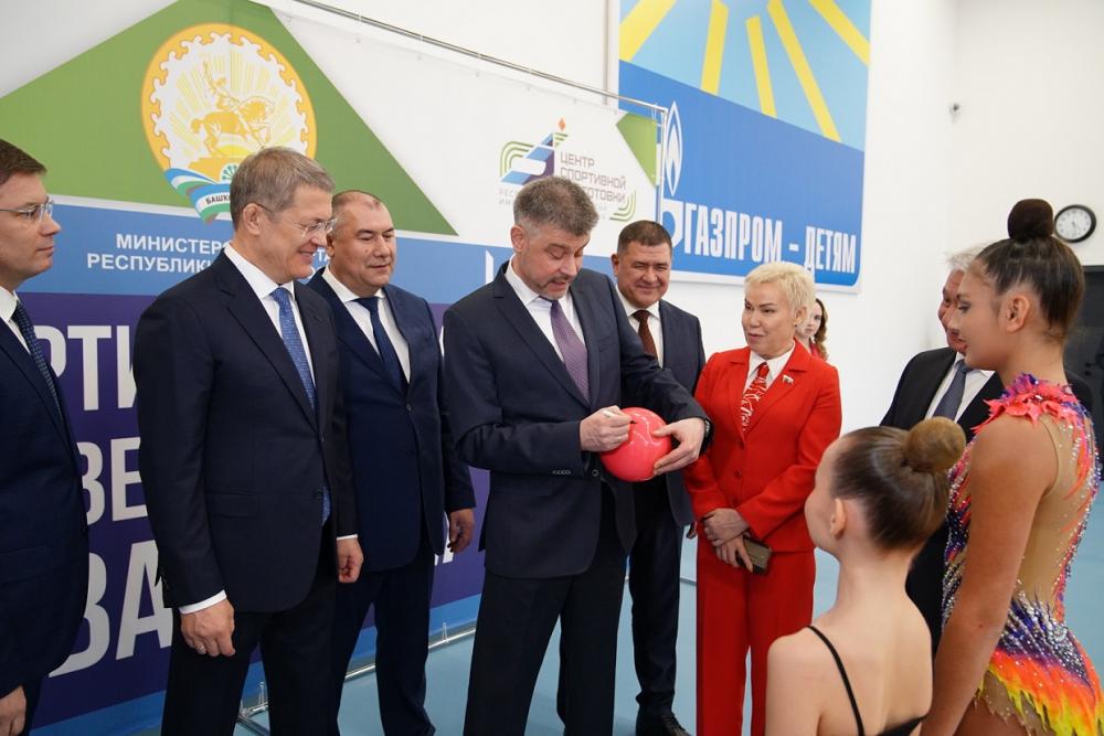 В рамках проекта «Газпром — детям» в Уфе открылся новый спортивный комплекс